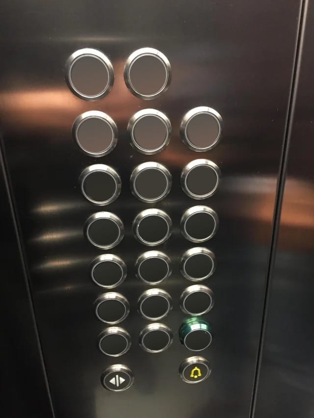 Liftknopjes zonder nummer